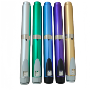 Cost-effective V2 60U Reusable Injection Pen, Comfortable Grip Stable Output for Home Care & Self Management