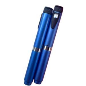 Classic Blue V2 Metal 3ml Reusable Insulin Pen, Adjustable Dose Max 60IU for Skin Care