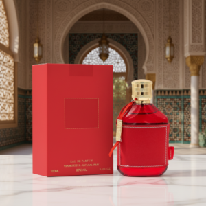 Premium Red Arabian Dubai Women’s Eau de Parfum 100ml – Long-Lasting Fruity Floral Ladies Perfume Spray with Gift Box