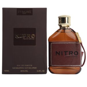 Dumont Nitro Original Men Eau de Parfum 100ml – Premium Long-Lasting Leather Woody Cologne Spray
